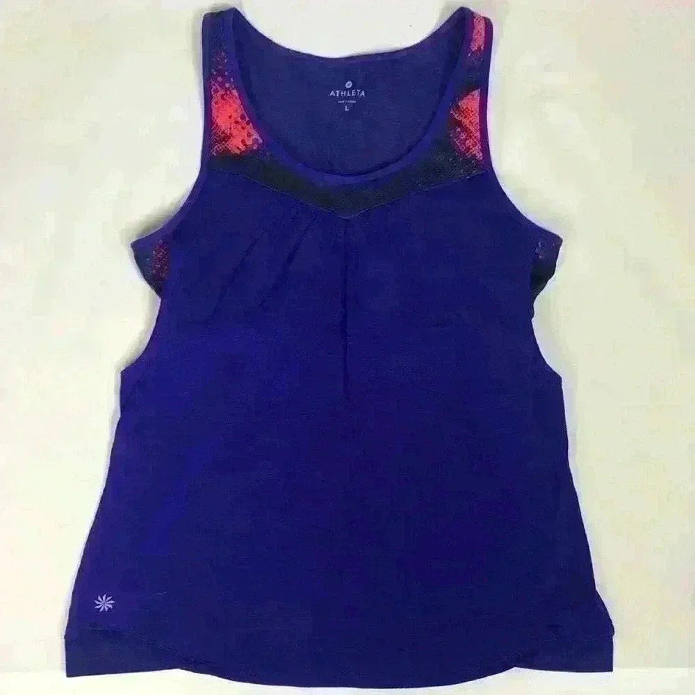 Athleta Built in Sports Bar Athletic Tank Top